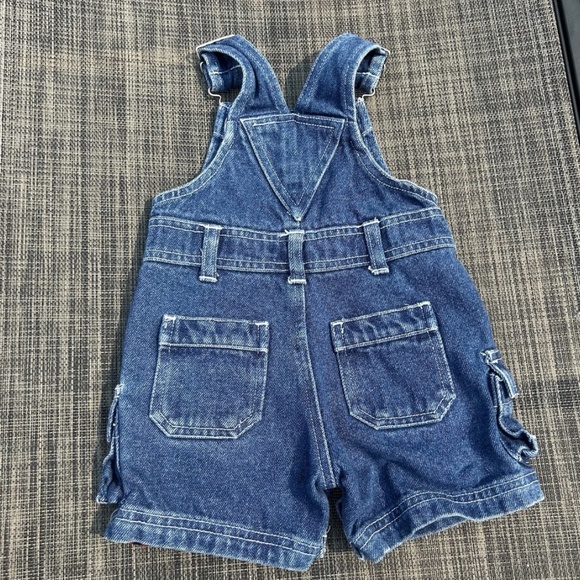 🍭Li’l 66 Route 66 denim overalls baby 12 months - Picture 4 of 8